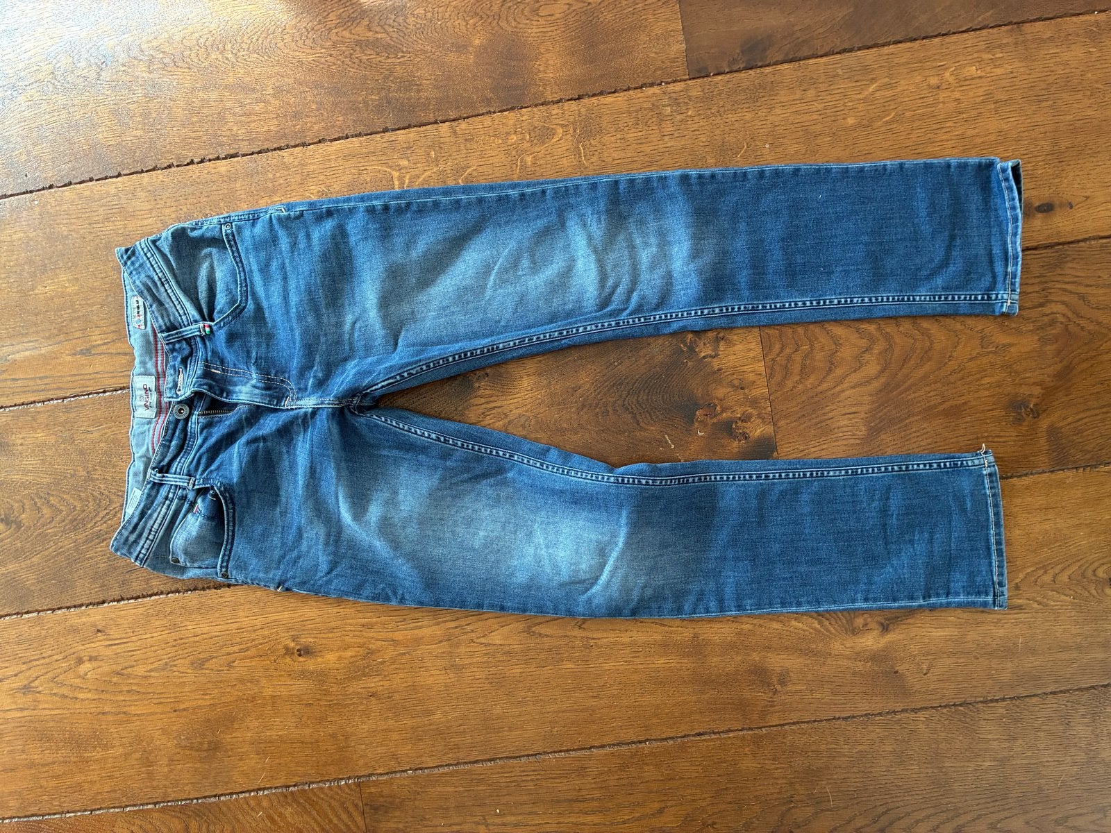 Vingino spijkerbroek maat 164 donkerblauw, Ophalen of Verzenden, Zo goed als nieuw, Blauw, Overige jeansmaten