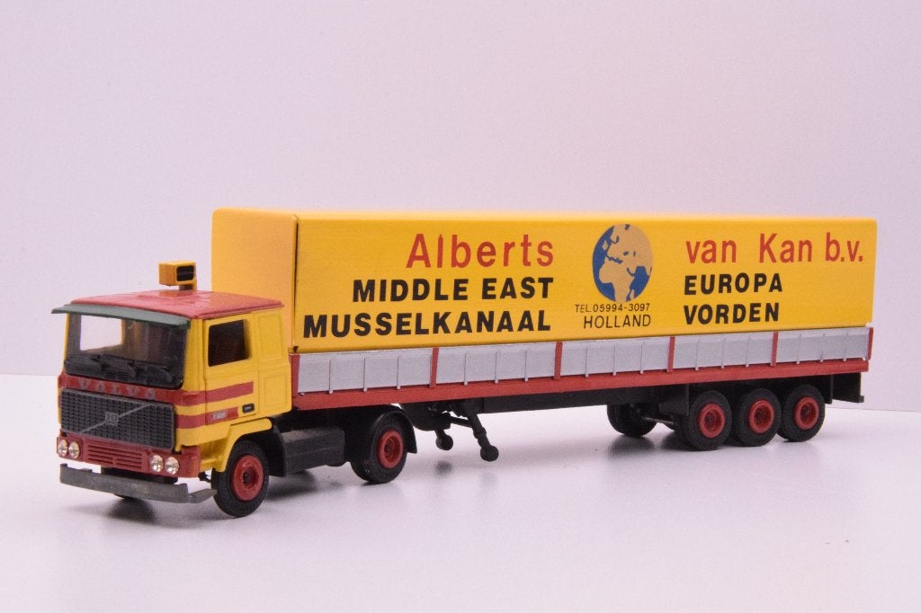 Volvo F12  ''  Alberts Musselkanaal ''  Tekno code 3, Ophalen of Verzenden, Gebruikt, Bus of Vrachtwagen, Tekno