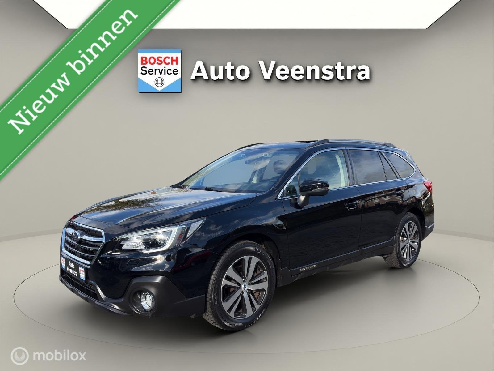 Subaru Outback 2.5i AWD Premium|BOMVOL|360|HARMAN|PANO|TREKH, Auto's, Automaat, Dealer onderhouden, Gebruikt, Zwart