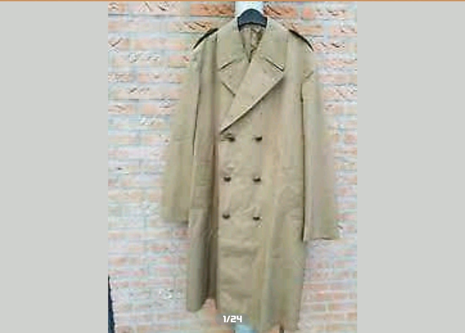 NL leger officier jas trenchcoat champagne diverse maten, Maat 38/40 (M), ., Ophalen of Verzenden, .