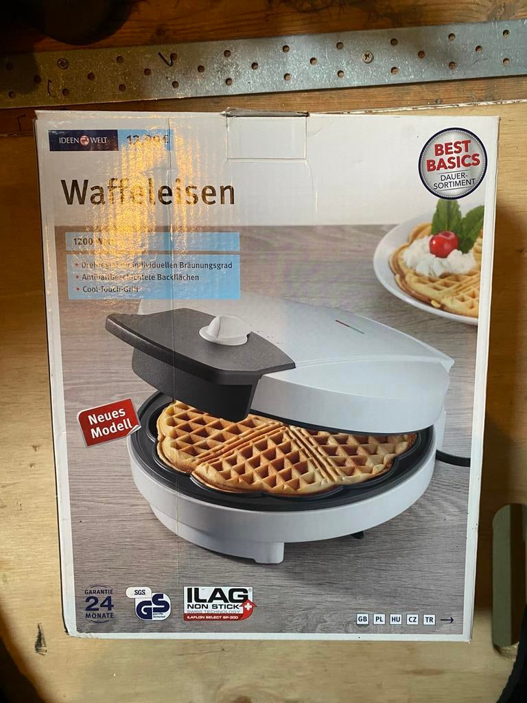 Wafelijzer, Witgoed en Apparatuur, Wafelijzers, Ophalen of Verzenden, Zo goed als nieuw