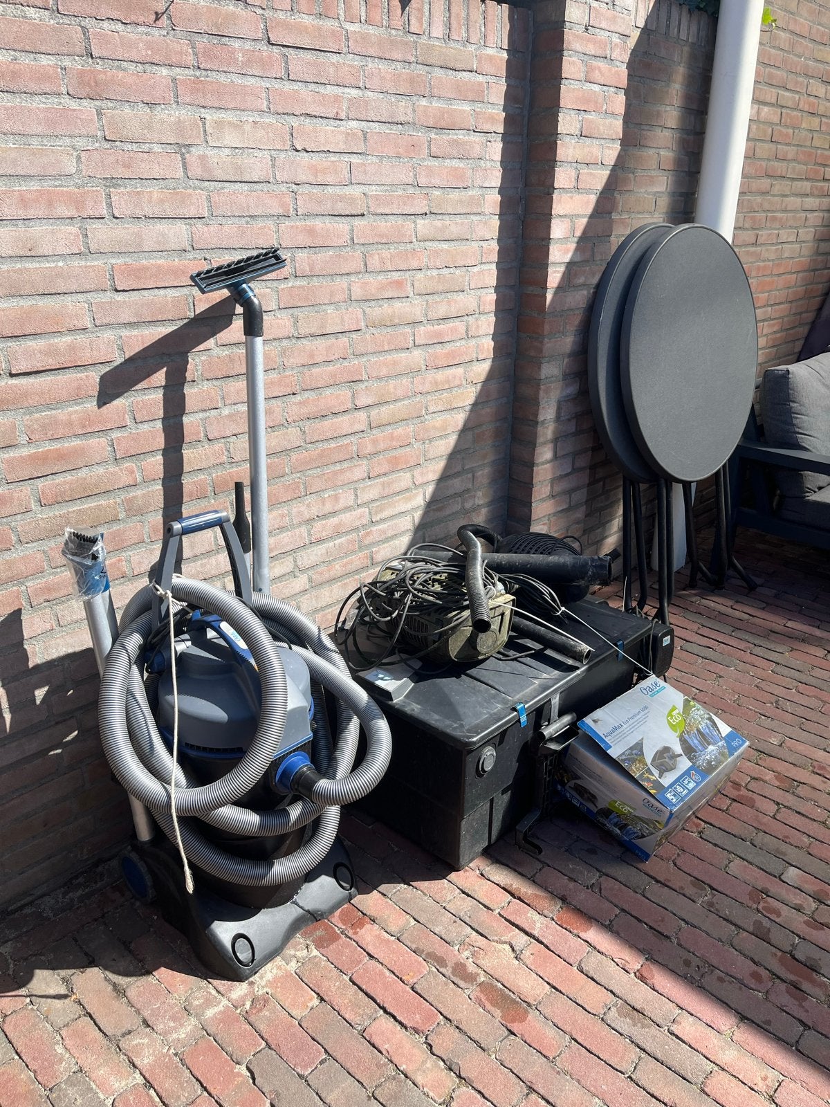 Oase Vijverpomp, filter, UVC en stofzuiger set, Ophalen, Gebruikt, Overige typen