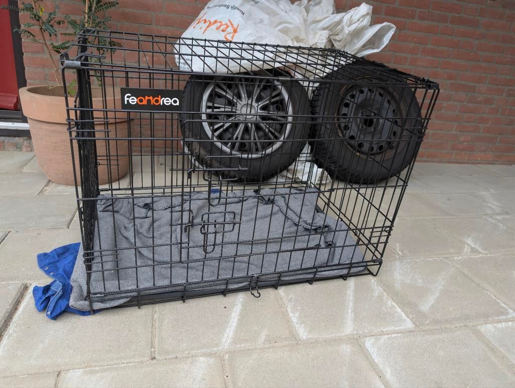 Feandrea draadkooi, bench voor op reis, Ophalen, Zo goed als nieuw