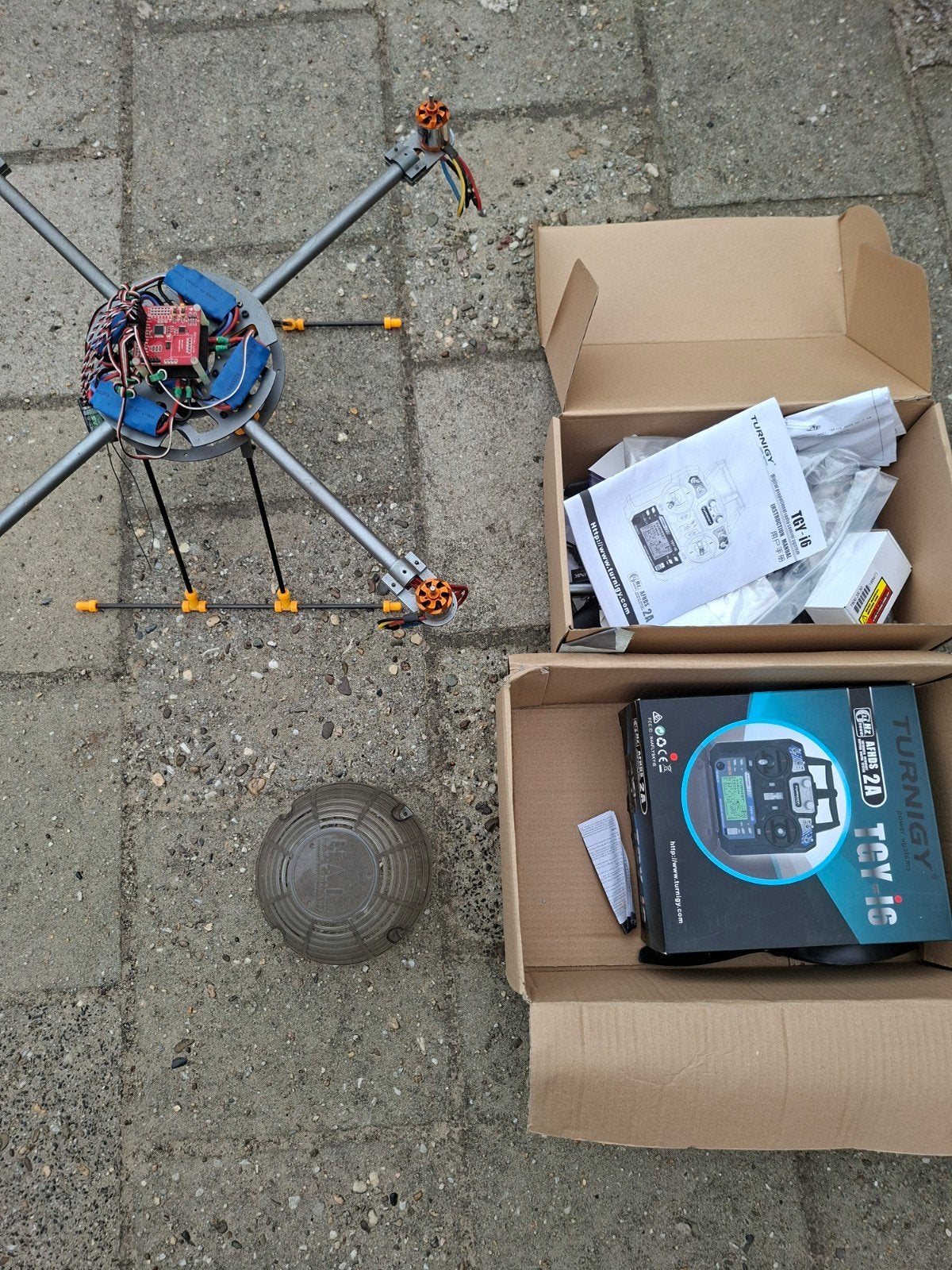 DIY Drone met Turnigy Afstandsbediening en Onderdelen, Audio, Tv en Foto, Drones, Ophalen, Overige merken, Minder dan 100 meter