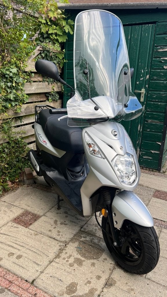 SYM Orbit 3 2021 | 5.614 km | Blauw kenteken | ART3 slot, Fietsen en Brommers, Ophalen, Zo goed als nieuw, Benzine, 50 cc