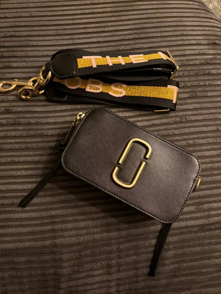 Marc Jacobs tas, Ophalen of Verzenden, Gebruikt, Zwart, Schoudertasje
