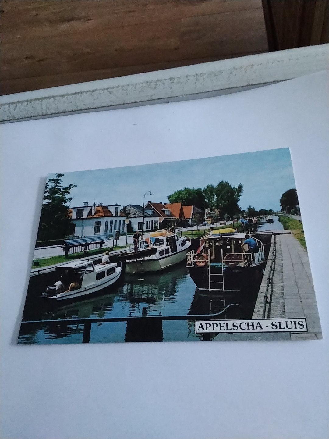 Ansichtkaart Appelscha - Sluis, Gelopen, Ophalen of Verzenden, 1960 tot 1980, Gelopen, Friesland