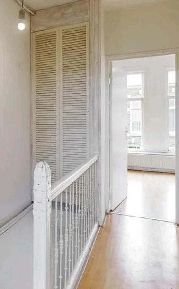 Trapbalustrade 176cm met gietijzer sierspijlen, Doe-het-zelf en Verbouw, Ladders en Trappen, Gebruikt, Trap, Ophalen