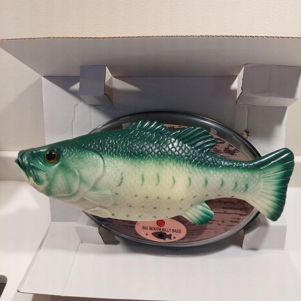 Zingende vis Big mouth Billy bass, Dieren en Toebehoren, Vissen | Aquaria en Toebehoren, Nieuw, Verzenden