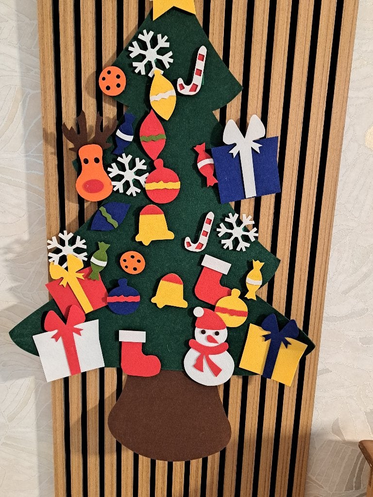 kerstboom van vilt, Diversen, Ophalen of Verzenden, Zo goed als nieuw