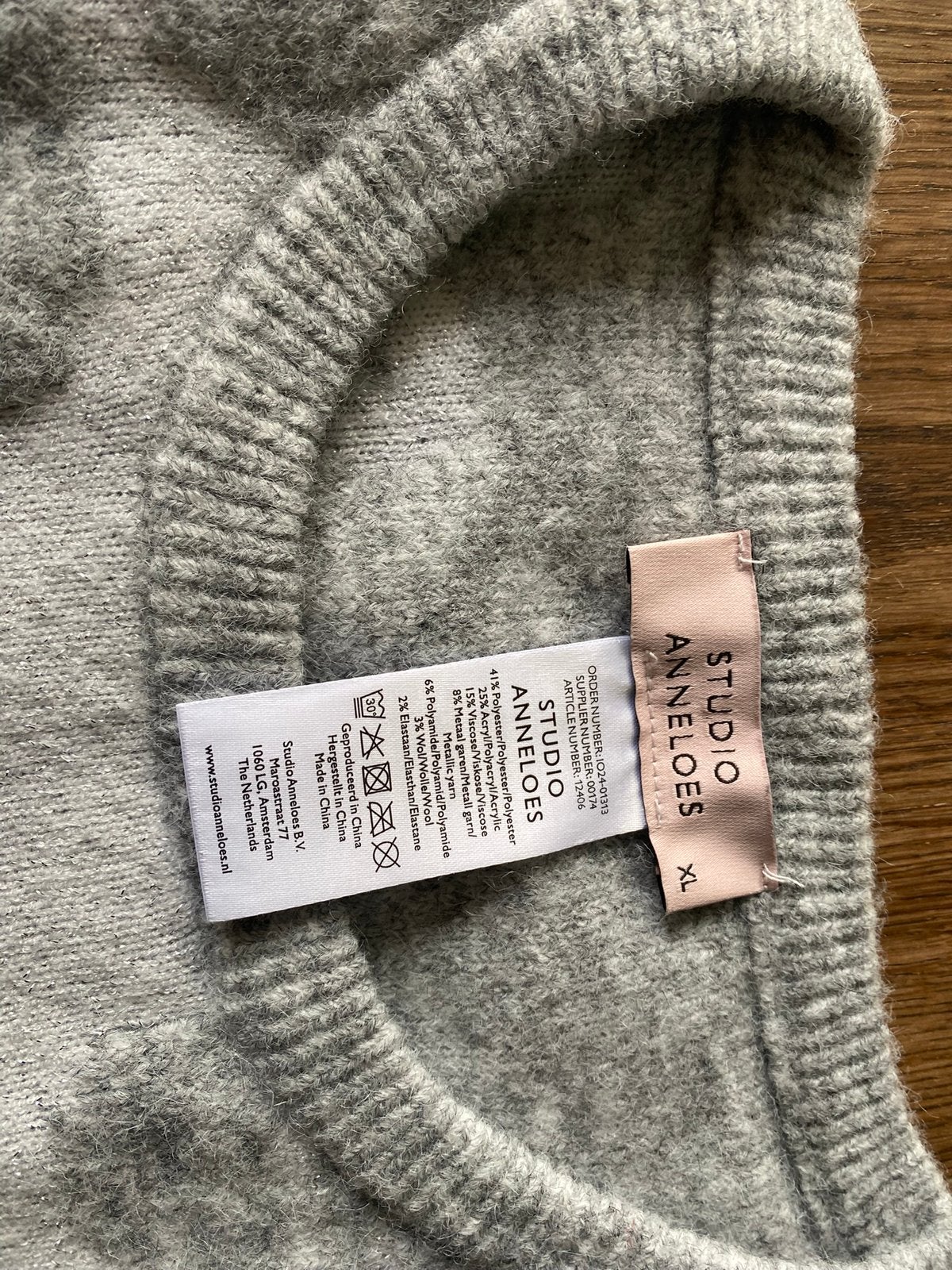 Zgan studio Anneloes trui xl, Kleding | Dames, Truien en Vesten, Ophalen of Verzenden, Zo goed als nieuw, Maat 42/44 (L), Grijs