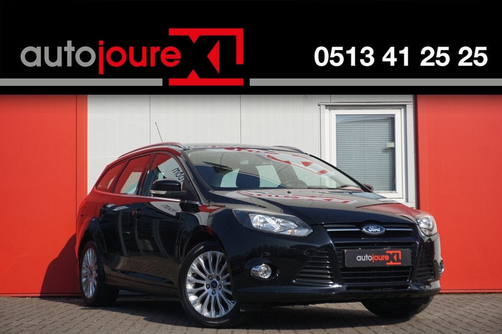 Ford FOCUS Wagon 1.6 TI-VCT First Edition | Export | Navigat, Auto's, Ford, Gebruikt, Zwart, 4 cilinders, Zwart