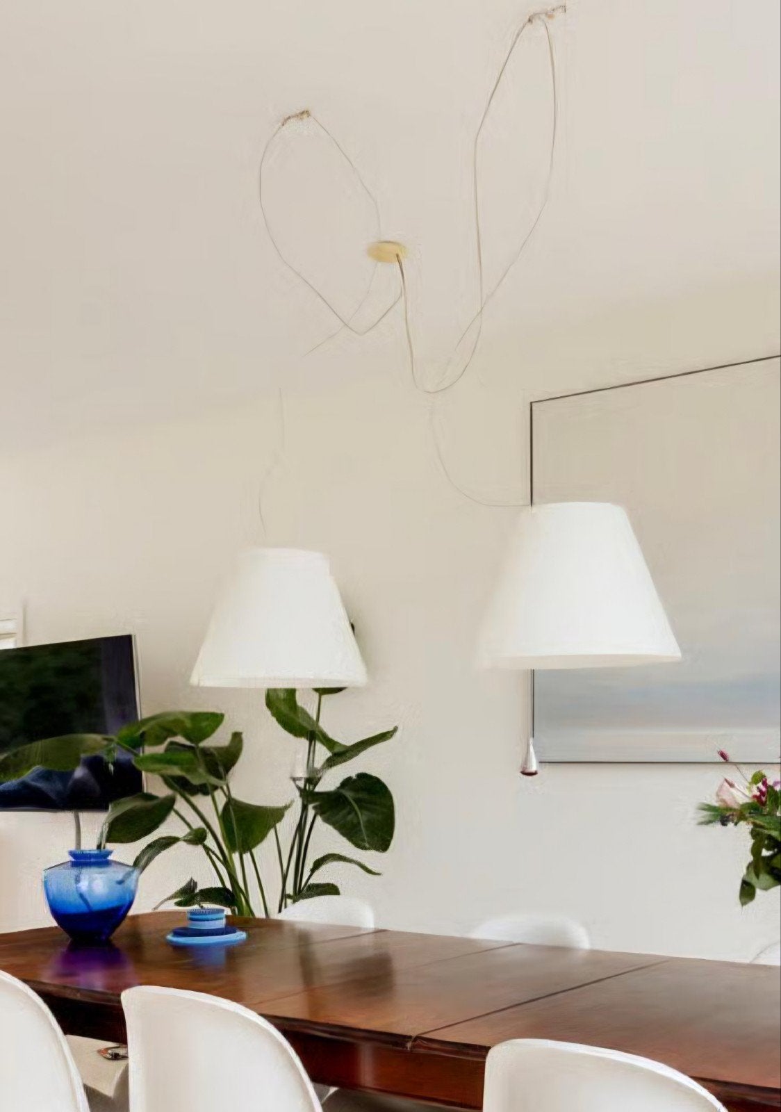 Luceplan Costanza hanglampen 2 stuks, Ophalen, Overige materialen, Minder dan 50 cm, Gebruikt
