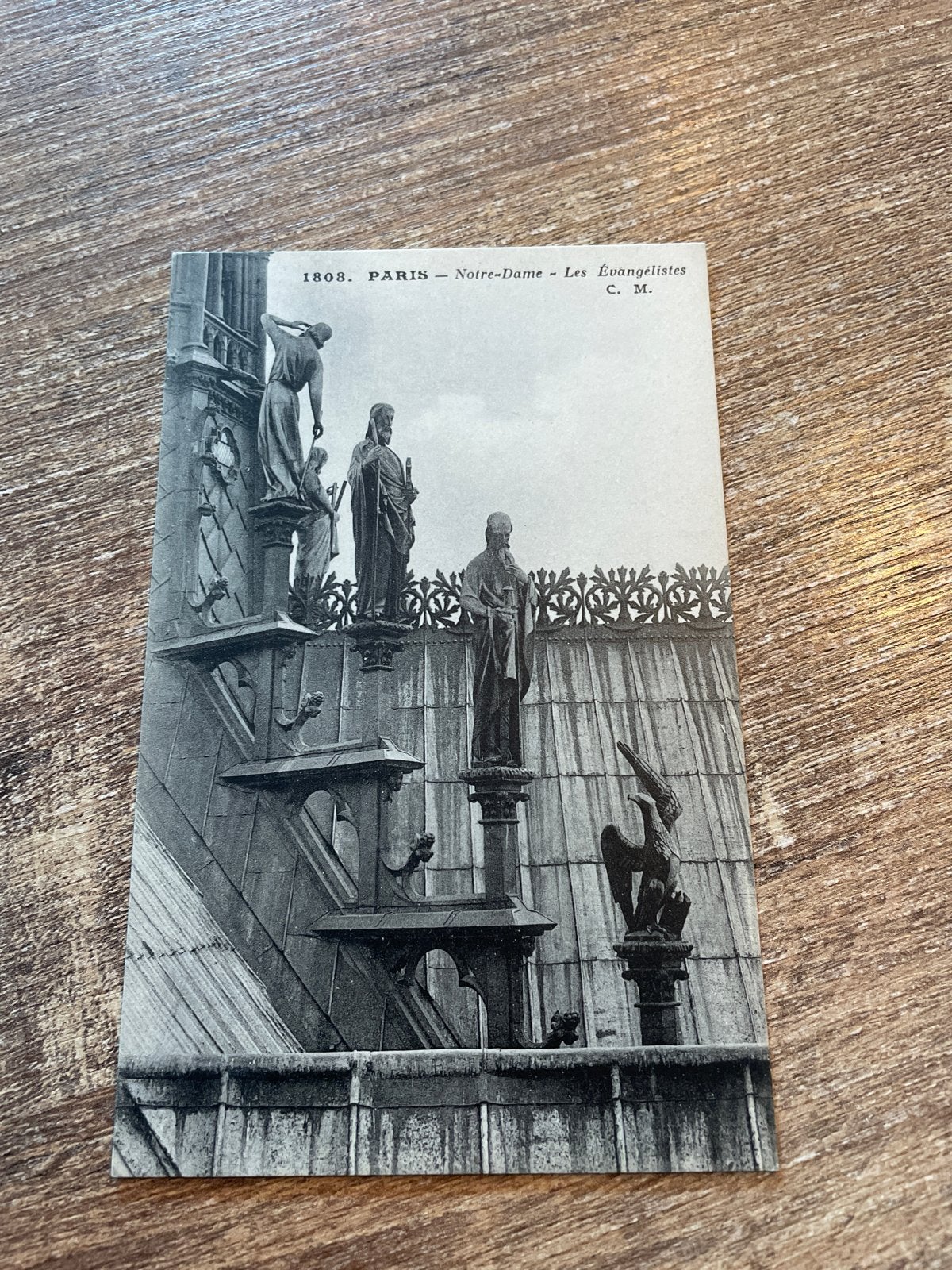 Oude Ansichtkaart Parijs - Notre-Dame - Les Évangélistes, Ophalen of Verzenden, Voor 1920, Ongelopen, Gebouw