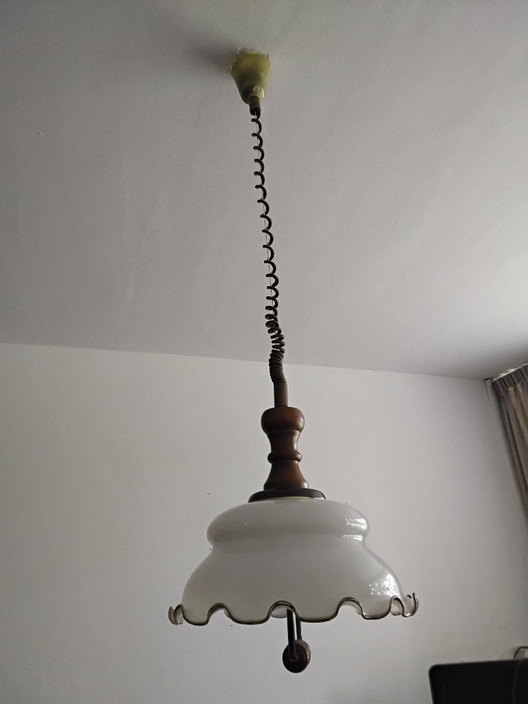 Hanglamp met glas, Ophalen, Gebruikt, Glas, Minder dan 50 cm
