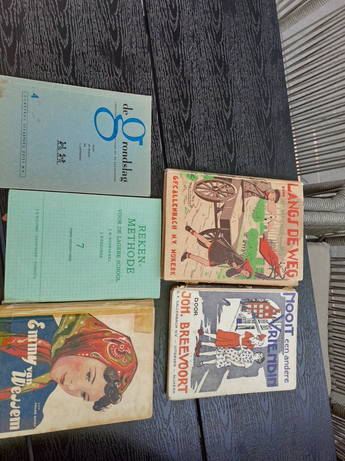 Vintage Kinderboeken Collectie - Jaren '40-'50, Ophalen of Verzenden, Gelezen, (Frouke Bakker, Joh. Brevoort, Nel Verschoor-van der Vlis)