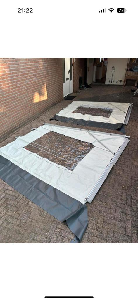 Thule Residence zijwanden voor Thule omnistor 6900, Caravans en Kamperen, Voortenten en Luifels, Ophalen of Verzenden, Zo goed als nieuw