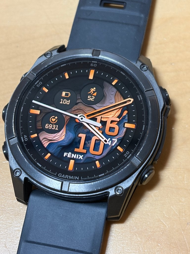 Garmin Fenix 8 51 mm Amoled Saffierglas (GPSinruil 179)