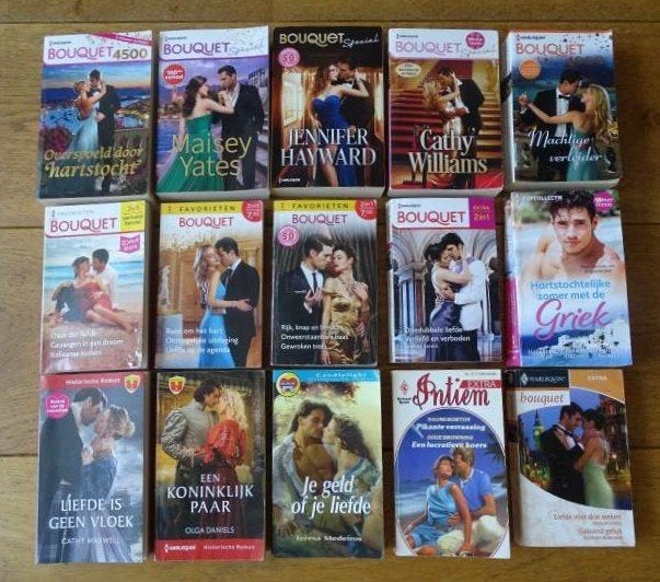 15 Harlequin HQN Bouquet reeks boekjes, romans, romannetjes, Harlequin Bouquet reeks, Ophalen of Verzenden, Zo goed als nieuw