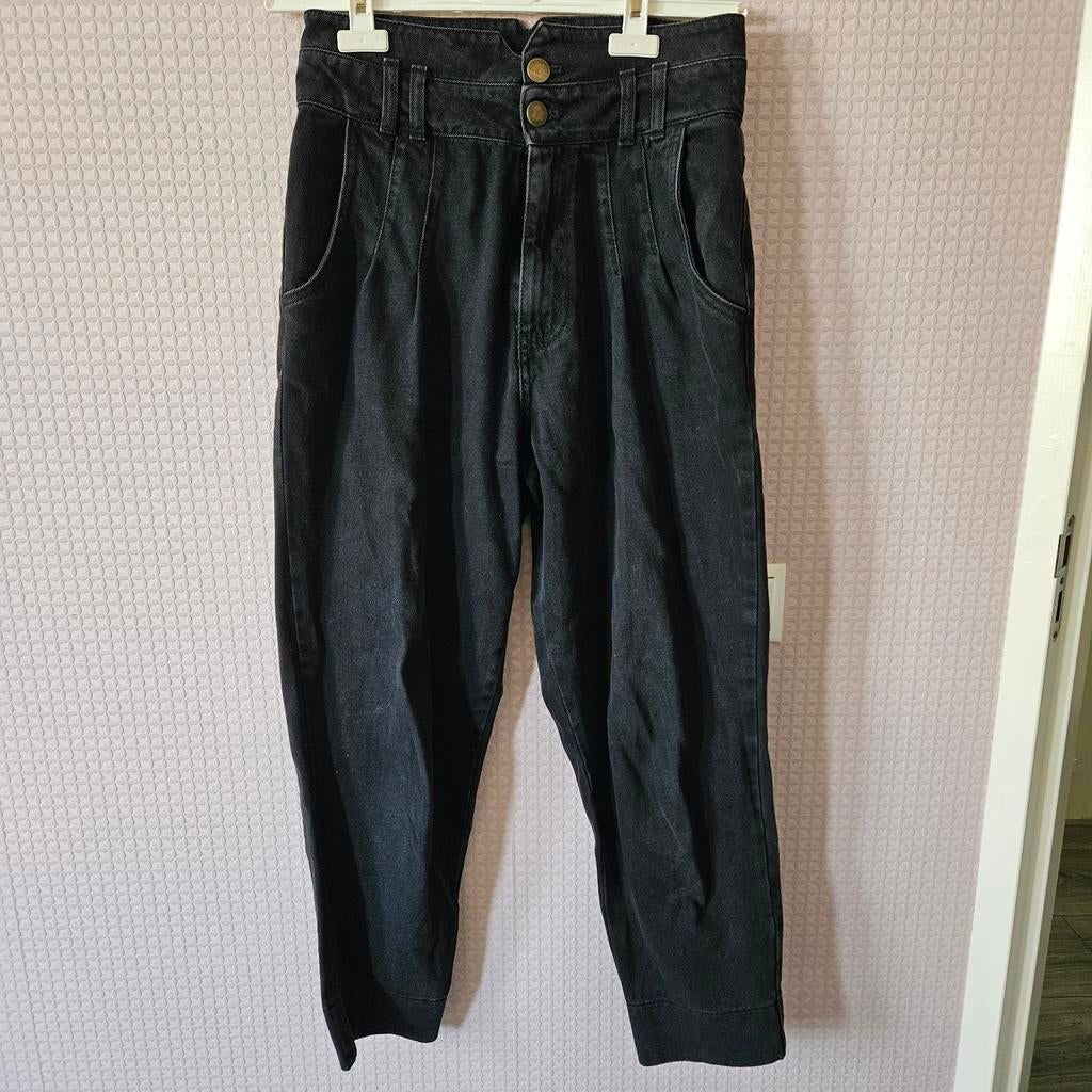 OU. high waist jeans maat 36, Zwart, Ophalen of Verzenden, Zo goed als nieuw, OU.