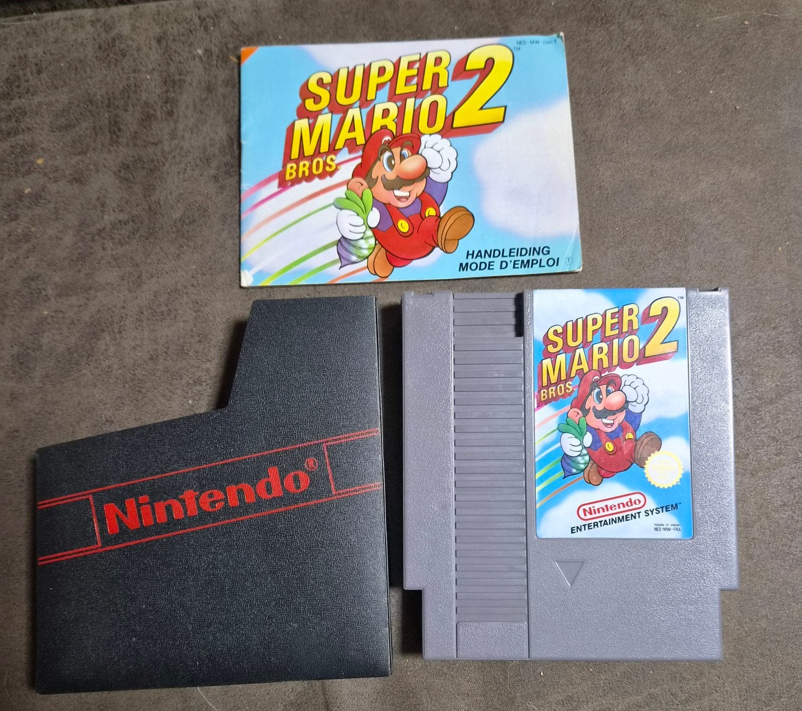 Super Mario Bros. 2 NES - Compleet met doos en handleiding, Spelcomputers en Games, Gebruikt, 1 speler, Ophalen of Verzenden, Vanaf 3 jaar