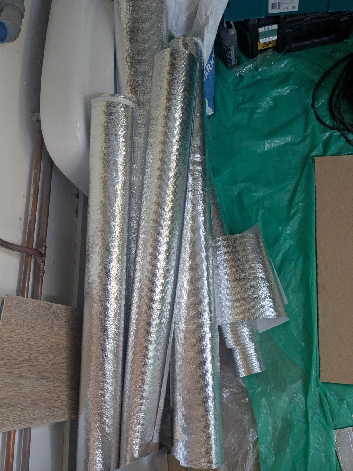 Restanten foam isolatie op rol, Nieuw, Minder dan 5 m², Ophalen, Minder dan 4 cm