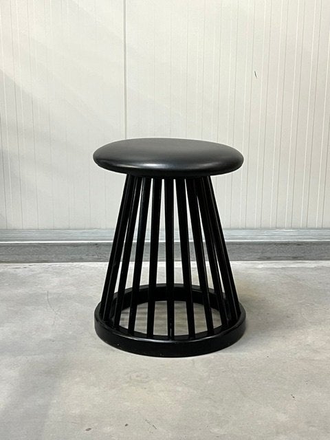Fan kruk 3x Tom Dixon design krukken zwart stool prijs p/st, Gebruikt, ., Ophalen of Verzenden, .