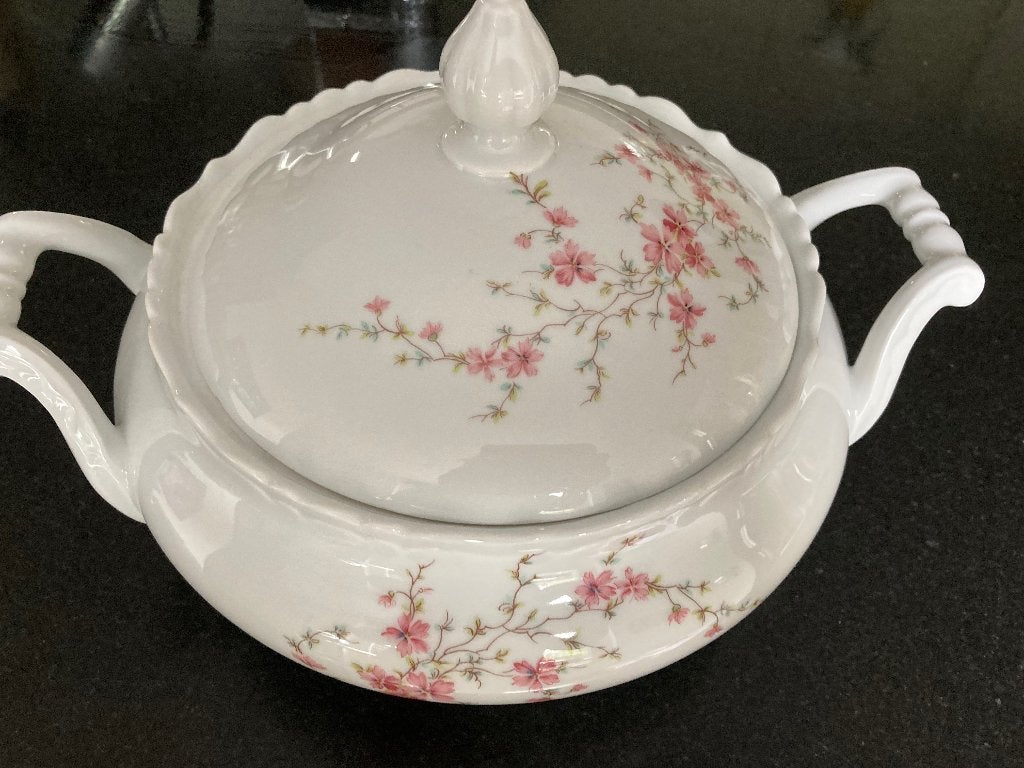 Limoges soepterrine Jammet- Beignolles porselein, Antiek en Kunst, Ophalen