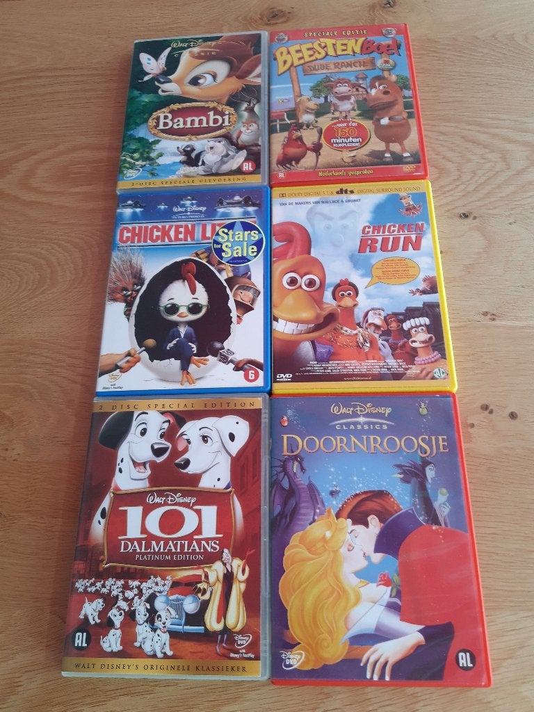 Walt Disney & Div. kinderfilms, Animatie, Nederlands, Ophalen of Verzenden, Zo goed als nieuw