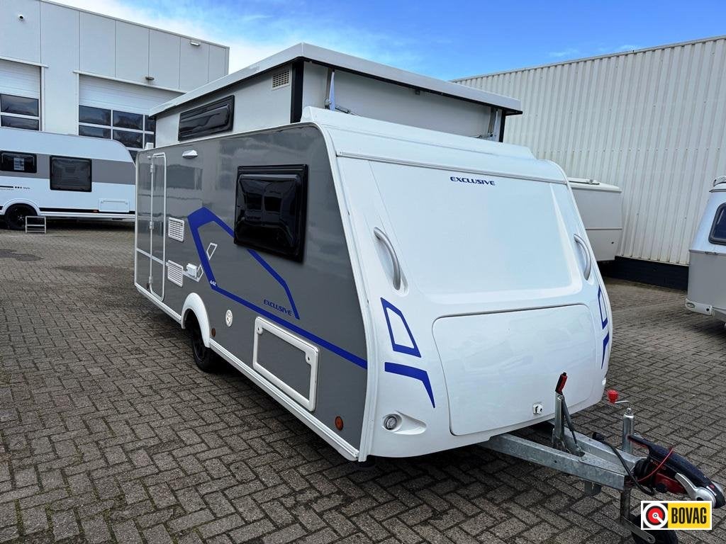 Trigano Silver Trend 442 met hefdak en voortent, Standaardzit, Trigano, Schokbreker, Overige typen