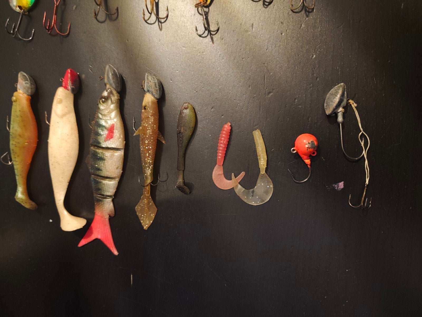 Diverse vis kunstaas en spinners (ook los te koop), Ophalen, Gebruikt, Overige typen