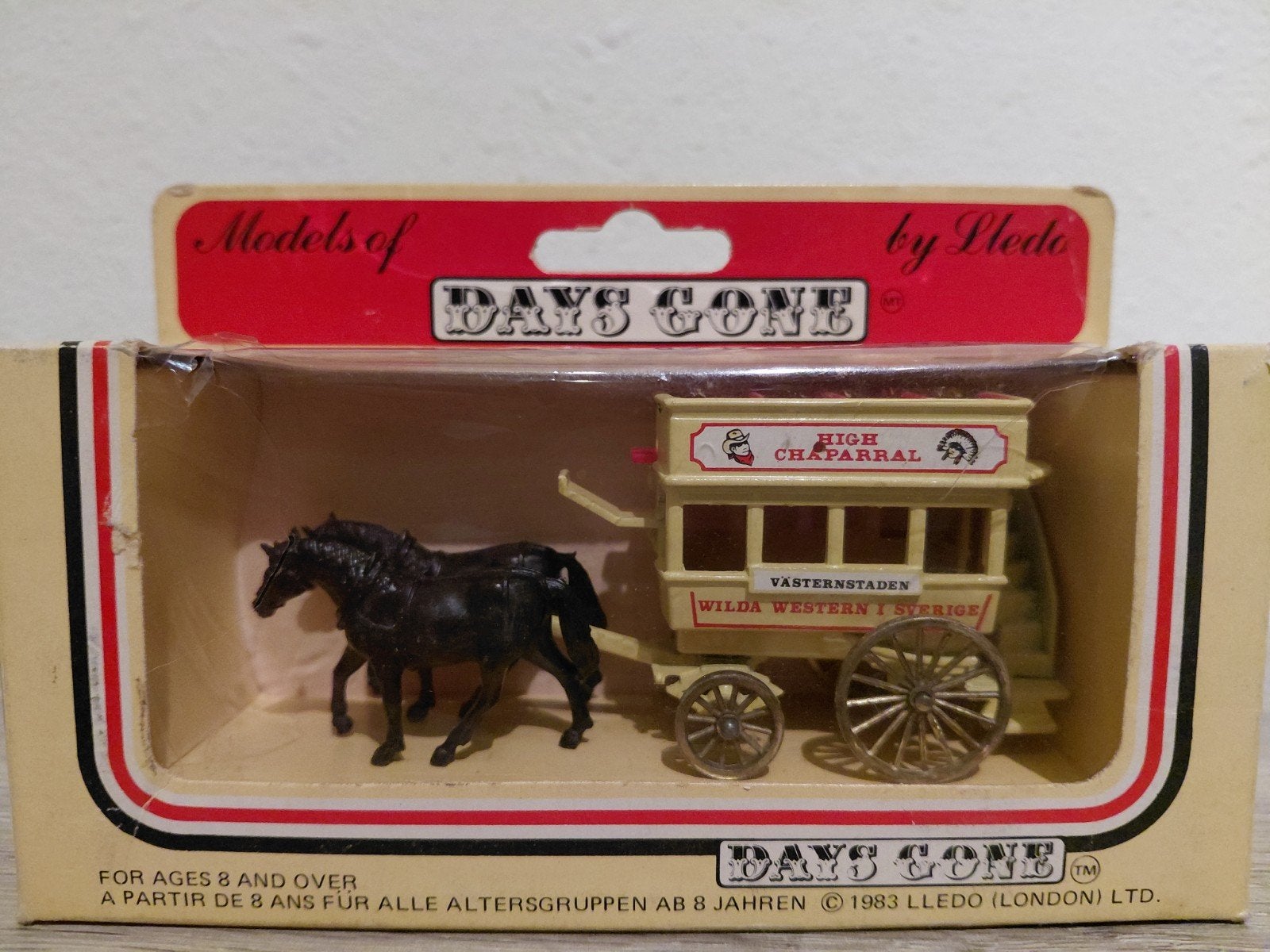 'High Chaparral' koets met paarden, Hobby en Vrije tijd, Verzenden, Nieuw, Groter dan 1:32, Overige merken