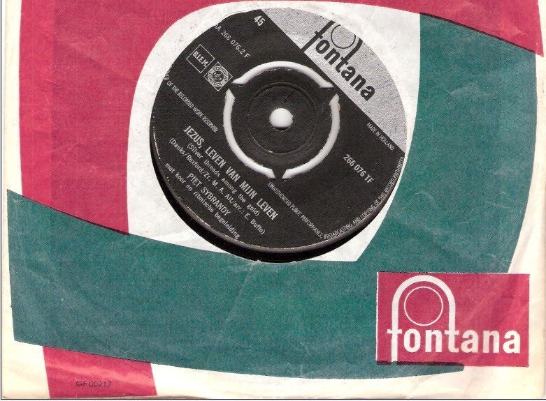 Piet Sybrandy- Ruw Houten Kruis-orig uitgave 1959vinylsingle, Ophalen, Gebruikt, Pop