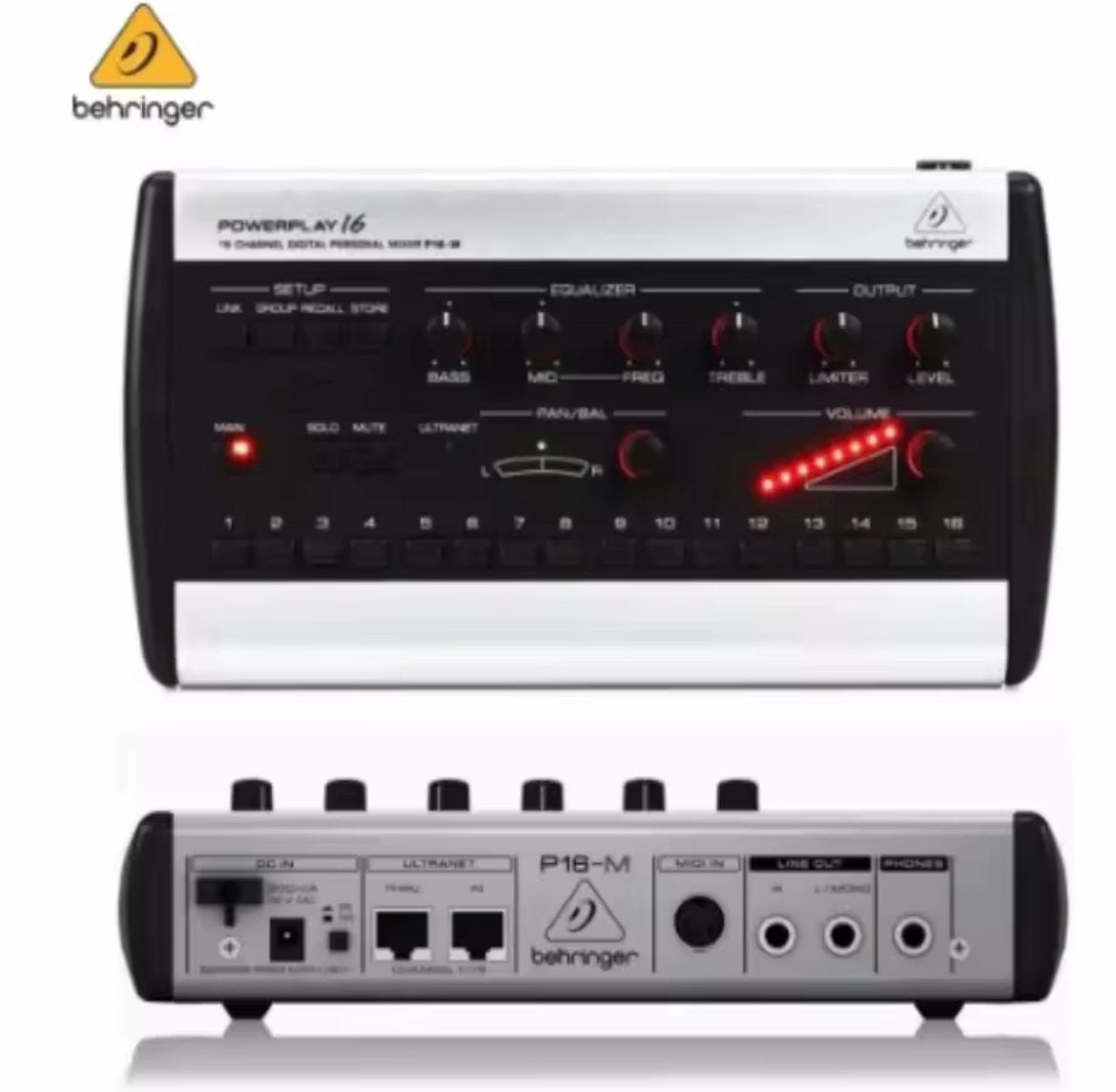 Behringer P16 -M personal mixer, Ophalen, Zo goed als nieuw, Minder dan 500 watt