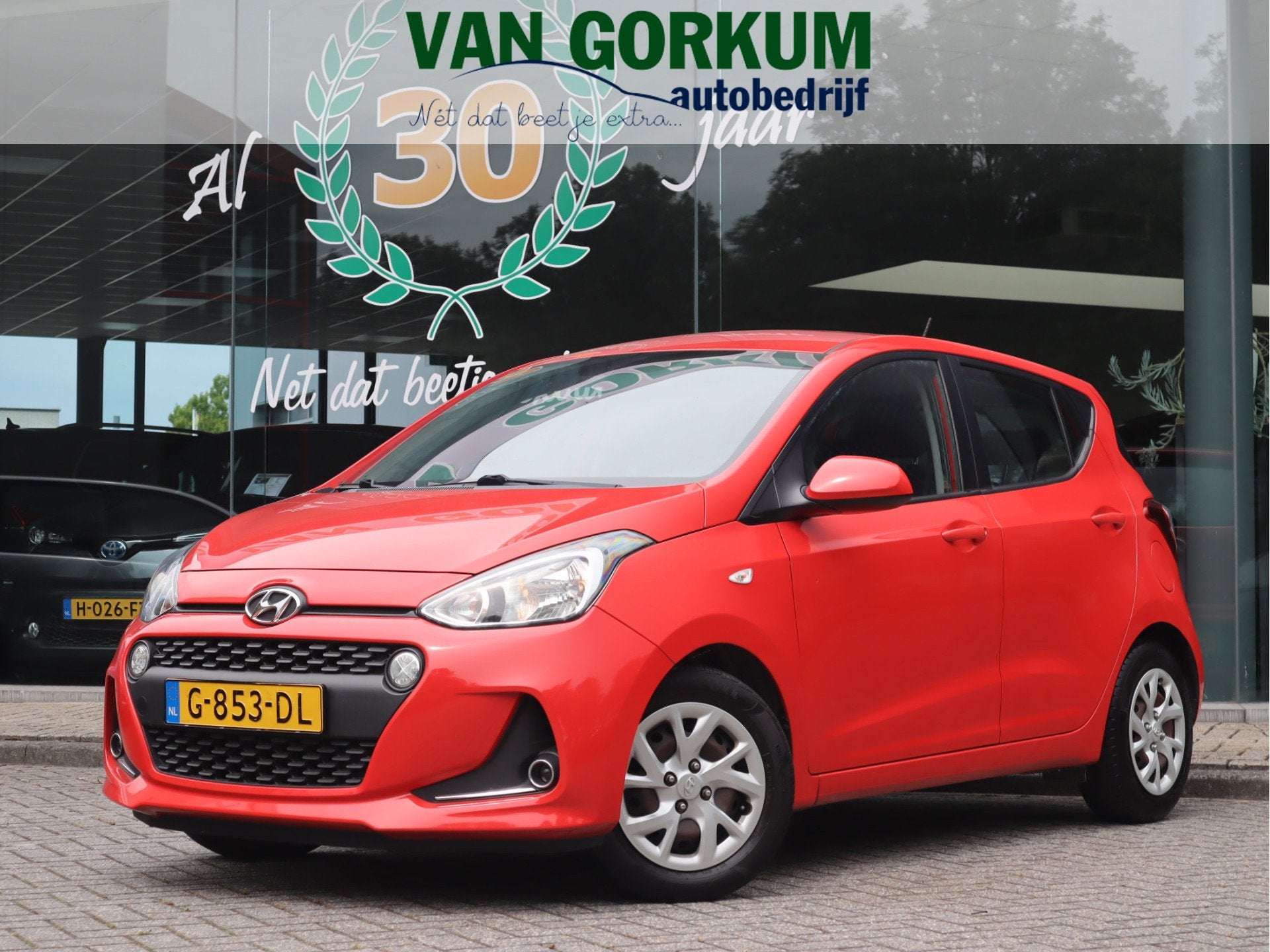 Hyundai i10 1.0i Comfort / Airco / Stuurbekr / Cruise Voldoe, Auto's, Stof, Gebruikt, Start-stop-systeem, 4 stoelen