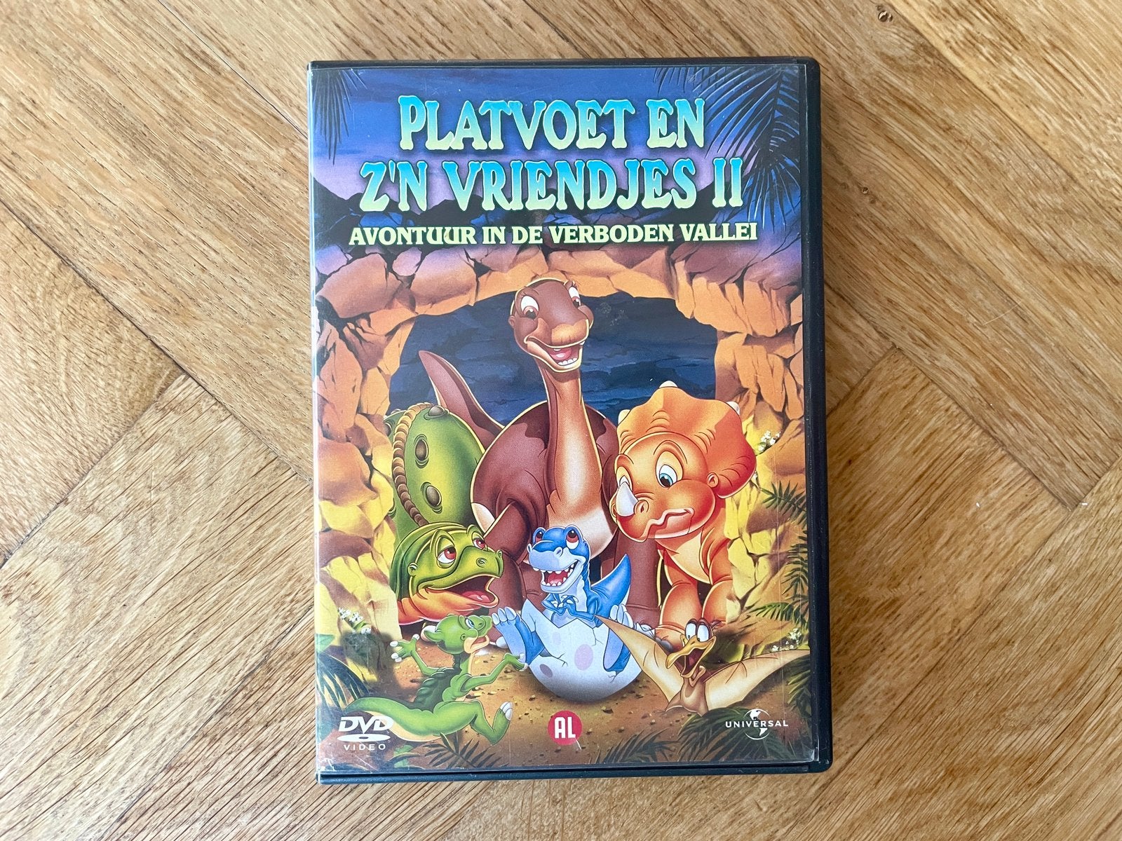 Platvoet II - Avontuur in de Verboden Vallei op DVD (met NL), Tekenfilm, Zo goed als nieuw, Alle leeftijden, Amerikaans