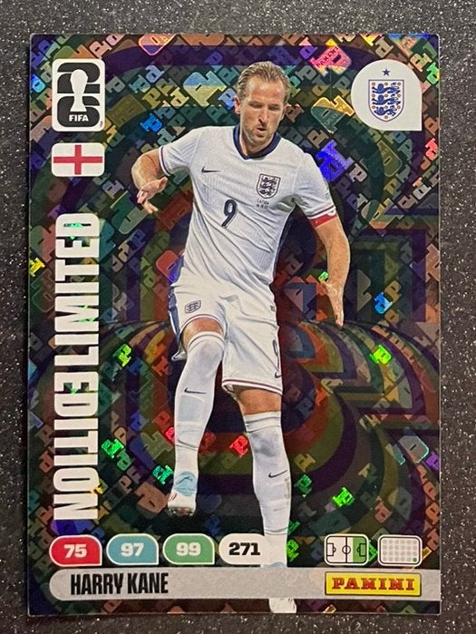 Panini WORLD CUP 2026  LIMITED EDITION HOLO  HARRY KANE UK, Verzenden, Zo goed als nieuw, Plaatje