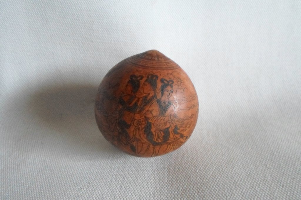 Chinese Scrimshaw Lanzhou, Overige typen, Ophalen of Verzenden, China, Handgemaakt