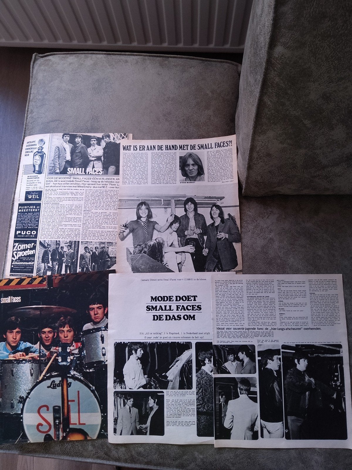 The Small Faces:  60's  muziek artikels, Ophalen of Verzenden, Gebruikt, Boek, Tijdschrift of Artikel