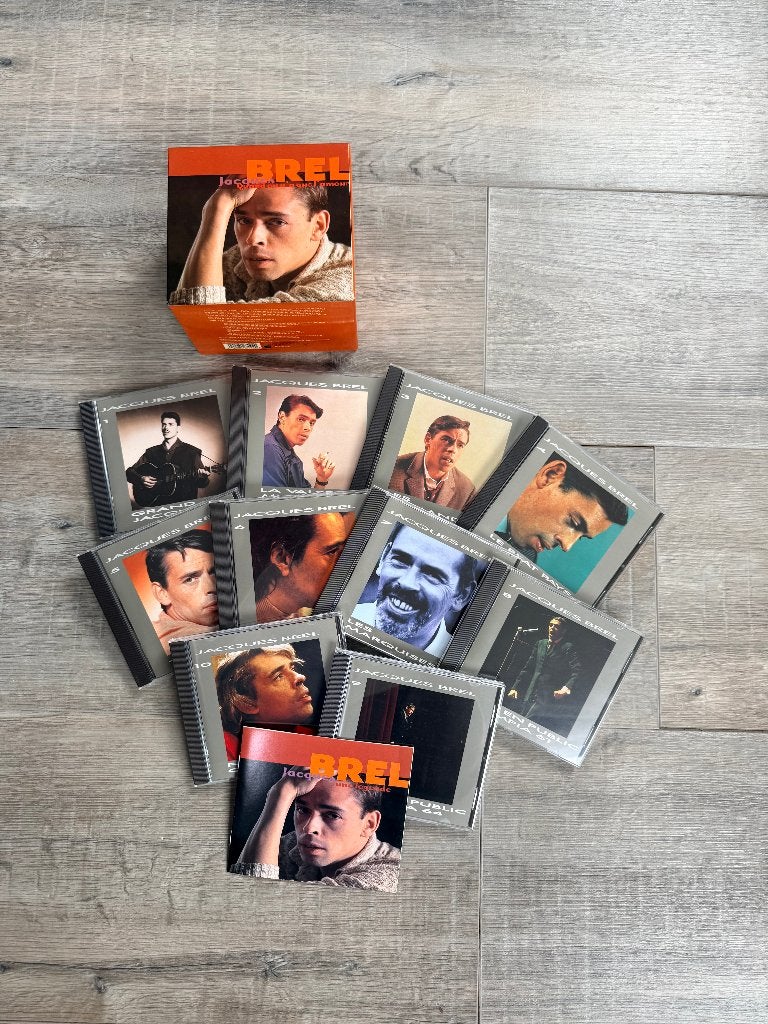 10 cd box Jacques Brel - Quand on n'a que L'amour, Ophalen of Verzenden, Zo goed als nieuw