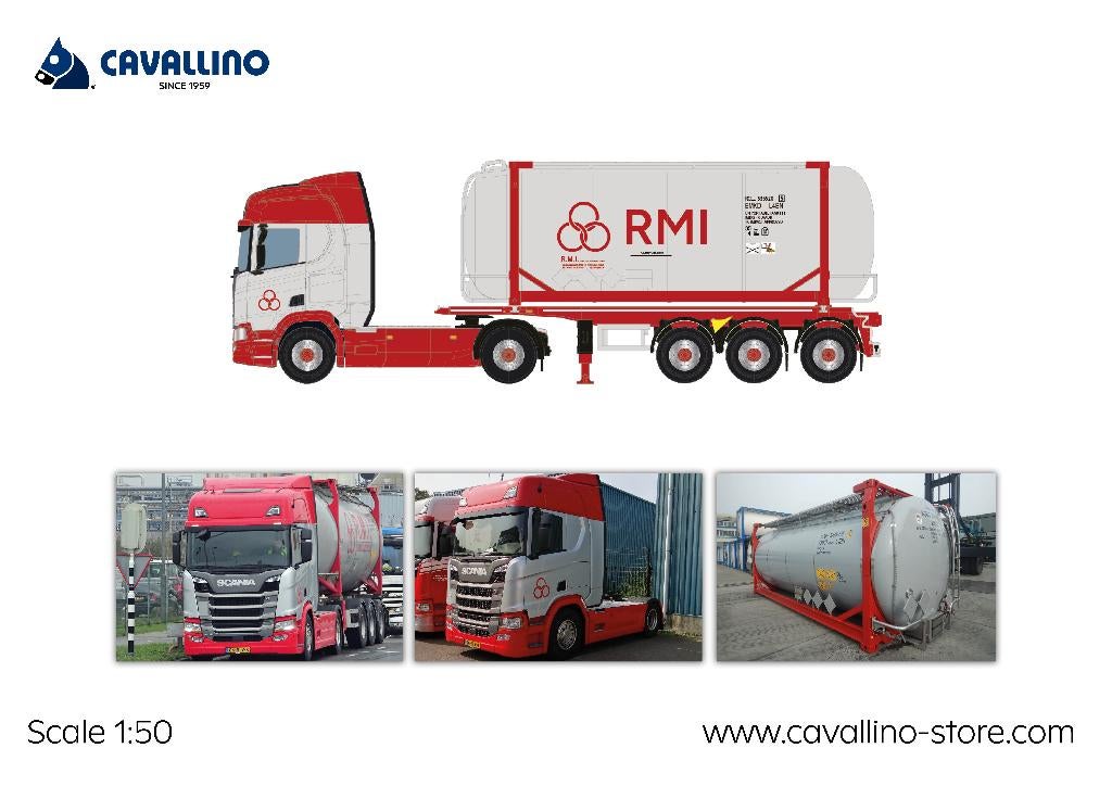 Scania R Highline met Tankcontainer - RMI, Ophalen of Verzenden, Nieuw, Bus of Vrachtwagen, Overige merken