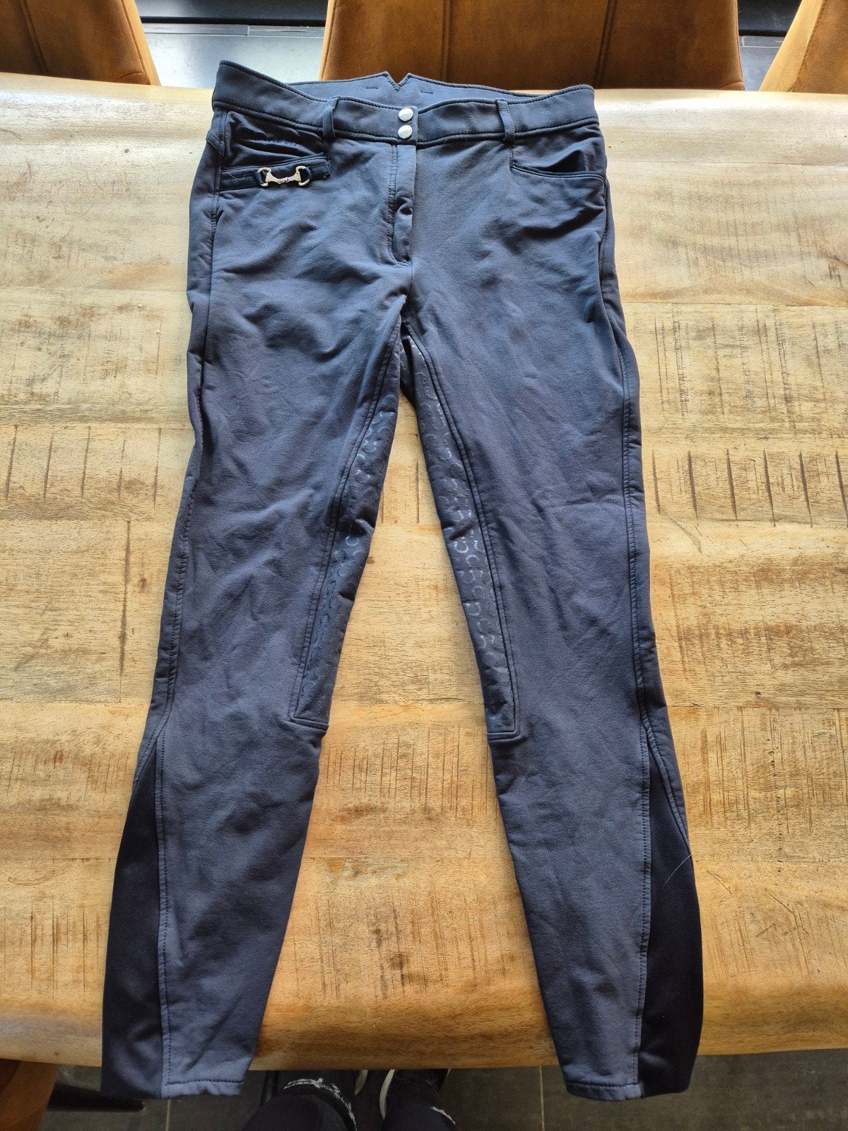 montar rijbroek maat 42 blauw, Dieren en Toebehoren, Blauw, L, Dressuur, Zo goed als nieuw