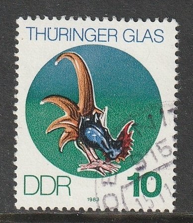 DDR 1983 2835 Glazen Kemphaan, Gest, Ophalen of Verzenden, DDR, Gestempeld