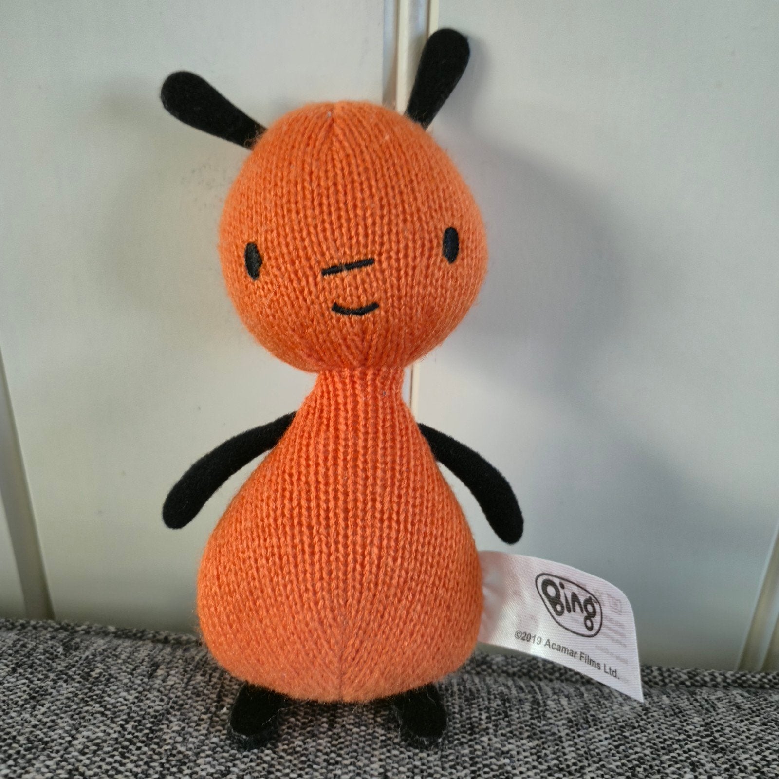 Bing popje - 16cm knuffel, Kinderen en Baby's, Speelgoed | Knuffels en Pluche, Oranje, Gebruikt, Overige merken, Overige karakters