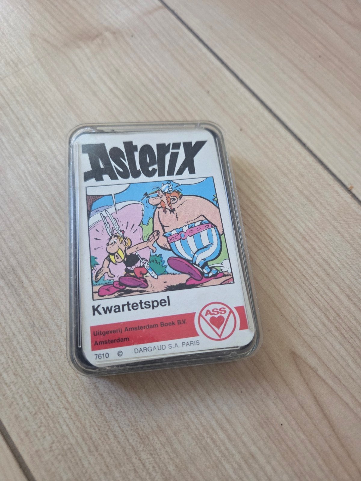 Vintage Asterix Kwartetspel - Compleet en Zeer Goede Staat, Drie of vier spelers, Ophalen of Verzenden, Zo goed als nieuw, Amsterdam Boek B.V. / Dargaud S.A. Paris