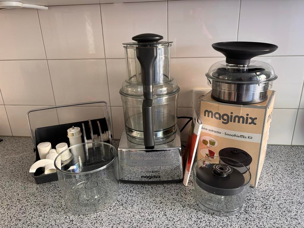 Magimix 4200 XL met SmoothieMix Kit, Witgoed en Apparatuur, Keukenmixers, 2 tot 3 liter, Ophalen, Zo goed als nieuw, 3 snelheden of meer