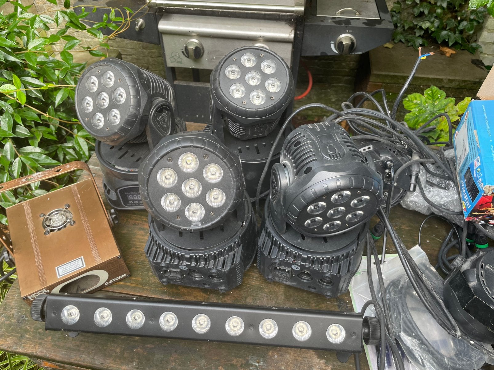 Uitgebreide DMX lichtinstallatie voor Discotheek/Theater, Ophalen, Zo goed als nieuw, Licht