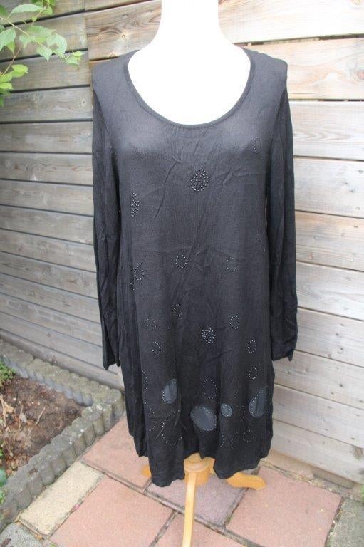 Jurk zwart Paprika mt T4 (50) Vaste prijs, Kleding | Dames, Grote Maten, Ophalen of Verzenden, Zo goed als nieuw, Paprika, Jurk