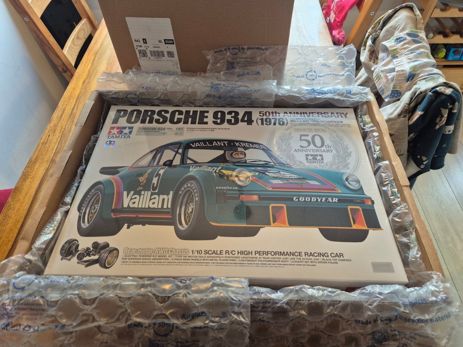 Tamiya 1:10 RC Porsche 934 50th anniversary #47524, Elektro, Nieuw, Ophalen of Verzenden, Schaal 1:10