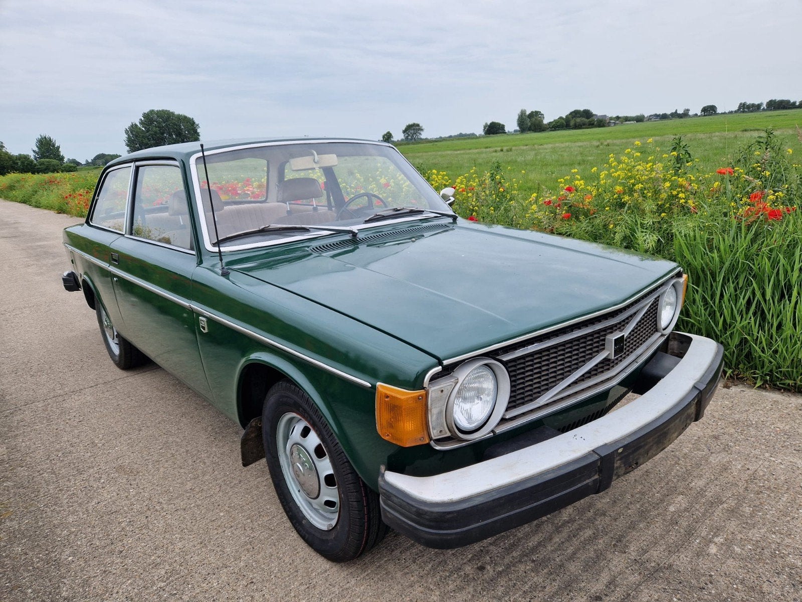 Volvo 142 de Luxe 1974, Auto's, Handgeschakeld, Sedan, Volvo, Groen